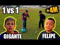 Felipe toys chamou gigante pra uma revanche no 1 vs 1 futebol