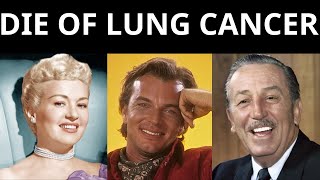 Famous People Who Died Of Lung Cancer