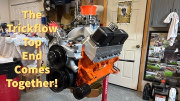 Trickflow 270 Top End Installation on the 512 Stroker #mopar #trickflow #engine #e85