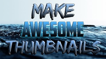 How to Make Awesome Thumbnails With Photoshop CS6!!!! (Super Easy)!