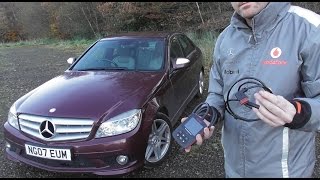 Mercedes C Class W204 Rear ABS Sensor Removal & Diagnose Guide