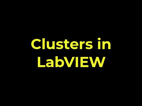 LabVIEW - Clusters