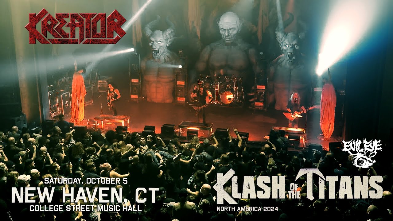 Watch Kreator-FULL SET (LIVE) 10/05/24 Klash of the Titans Tour-College Street Music Hall, New Haven, CT on YouTube Watch Kreator-FULL SET (LIVE) 10/05/24 Klash of the Titans Tour-College Street Music Hall, New Haven, CT on YouTube