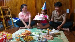 Celebrate your daughter's birthday, Harvest melon garden, Catch stone crabs - Happy family together