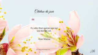 Citation positive Henri Matisse