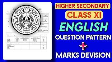 Hs 2022 And Class 11 English New Question Pattern| Quick English In Bengali