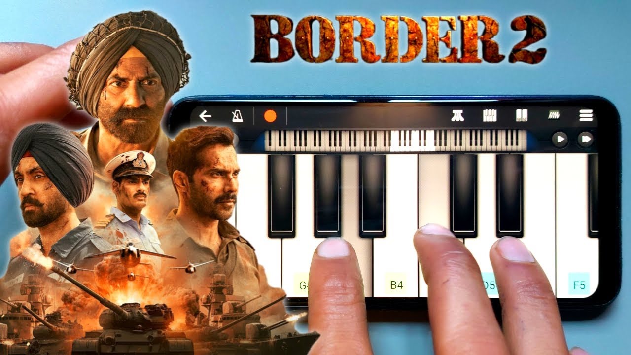 Mobile Boder BODER 2 Background Music Pinao Tutorial | BORDER 2 Instrumental Cover ...