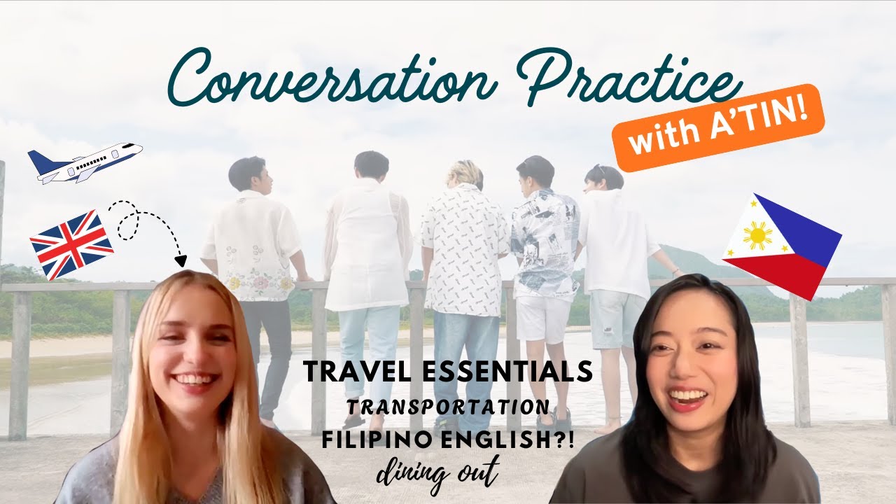 Tagalog Practice with UK A’TIN Mya 🇬🇧 💙 | Travel Vocab & Pronunciation 🇵🇭