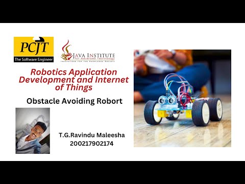 Obstacle Avoiding Robot Car | Java Institute | Robotic Application Development.