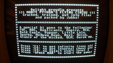 Atari 1040 STe - Monty Python Flying Circus Game... (Intro)