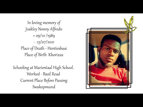 Memorial Service Of Joakley Nonny Alfredo 
