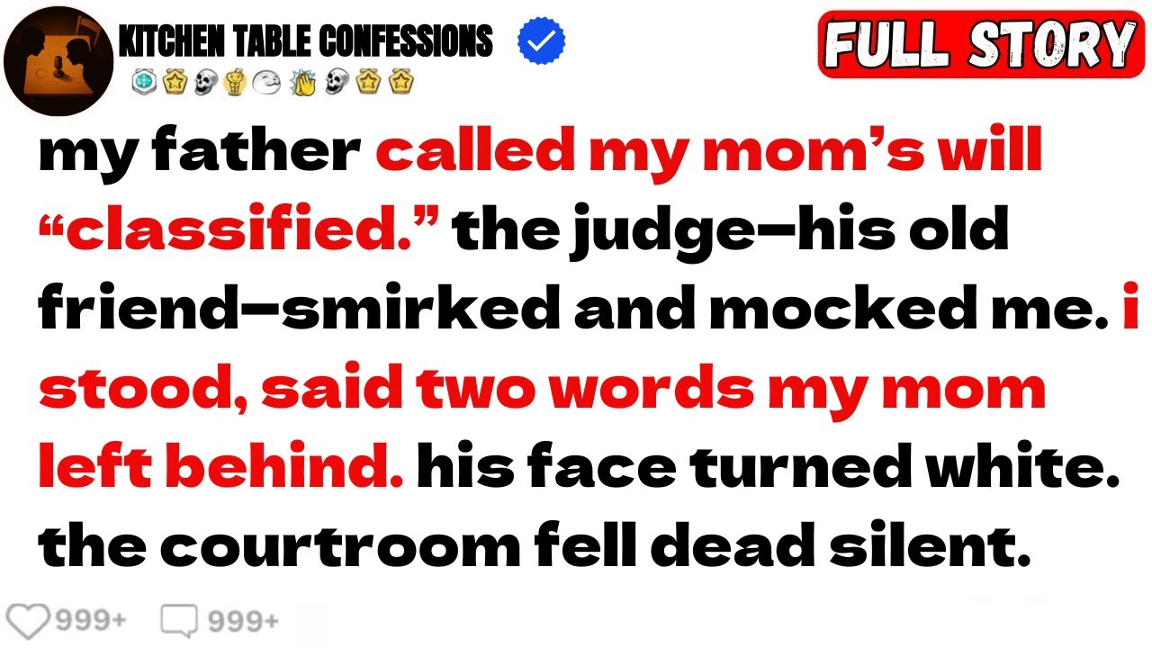 My Father Tried To Steal Everything In Court — Until I Said Two Words That Ended Him