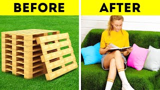 Awesome Ways to Decorate Your Backyard || DIY Cool Backyard Furniture