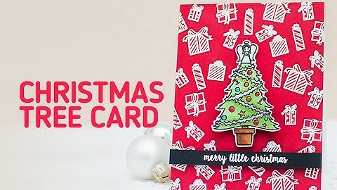 Neat and Tangled: Christmas Card using Heat Embossing & Copic Coloring
