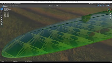 3DP Model Plane Design using Blender Geometry Nodes - Part 4  - Interior Structures and Slicing