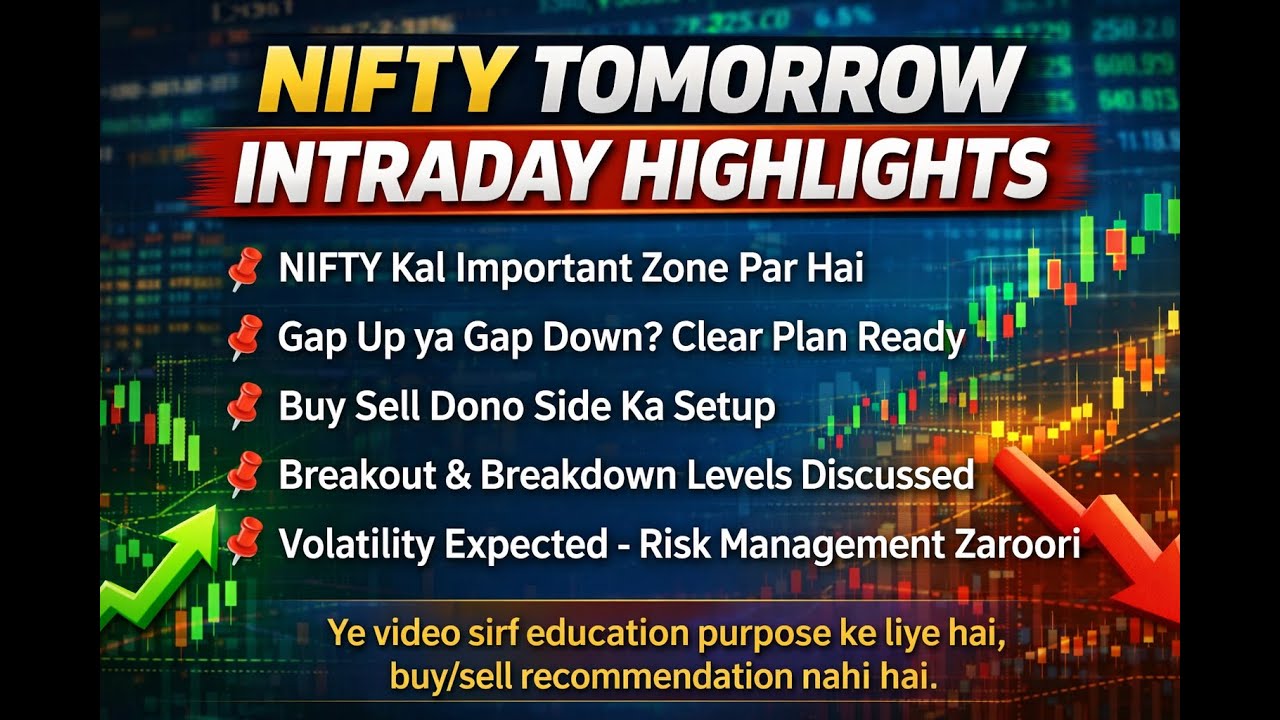Tomorrow’s NIFTY Market View | Intraday Highlights 