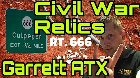 Civil War Relics Garrett ATX Metal Detecting RT. 6...