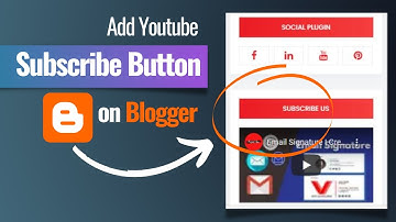 How to Add YouTube Subscribe Button on Blogger #projecttips #projecttipsbd
