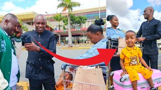 AFTER⁉️ 7YEARS🙆 SHE LANDED FROM U.S.A 🇺🇲NA MTOTO WA MZUNGU 😭