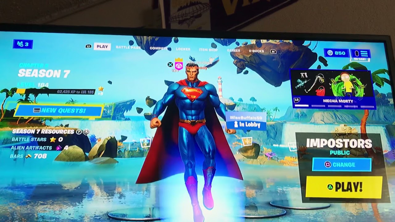 How to do Superman emote glitch in fortnite