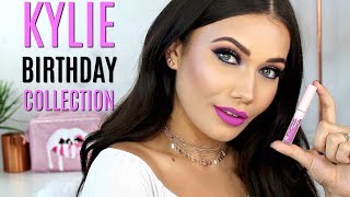 KYLIE COSMETICS BIRTHDAY COLLECTION Live Swatches + First Impressions