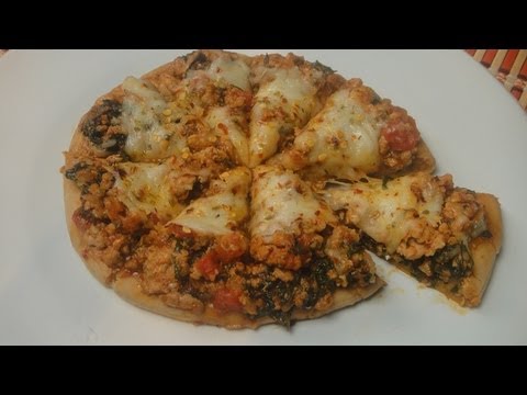 Chicken and Spinach Pizza