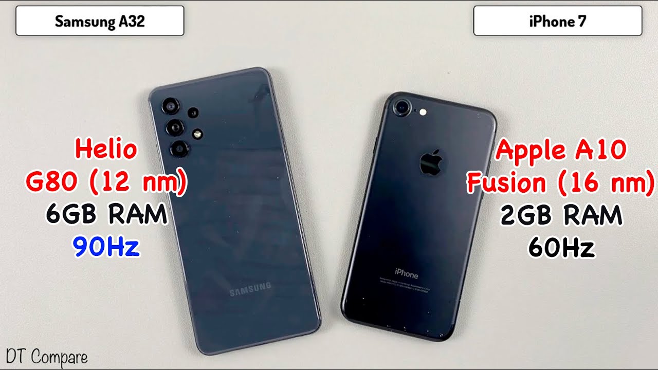 Samsung A32 Vs Iphone 7