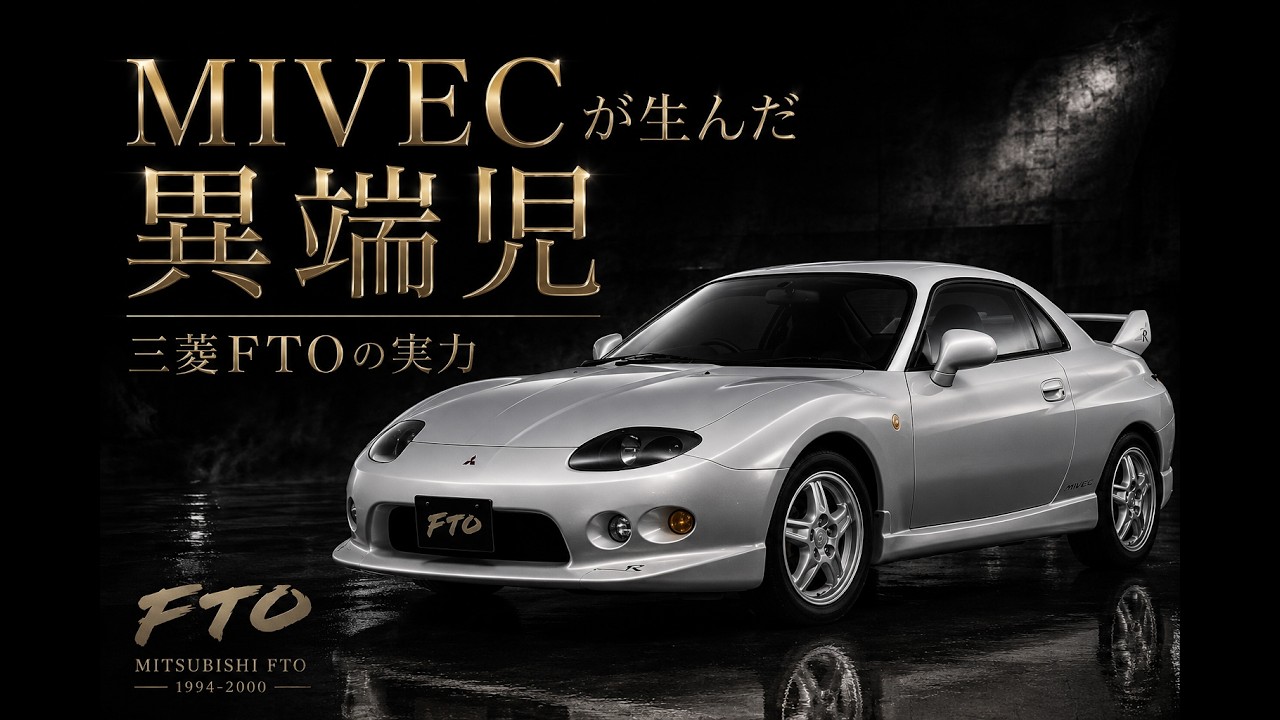 Mitsubishi FTO] The Maverick Born from MIVEC. Why It's Still Loved