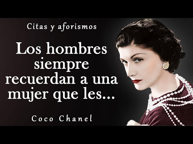 Las insuperables citas de Coco Chanel sobre la vida, la belleza