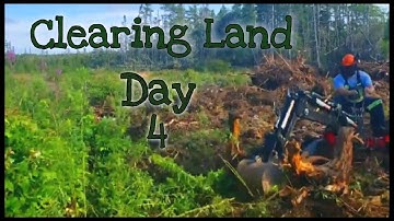 Land Clearing /Day 4/ Backhoe