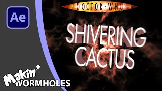 3D Text like Doctor Who Titles (2005) in After Effects