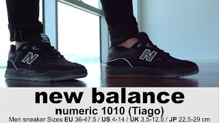 new balance numeric on feet