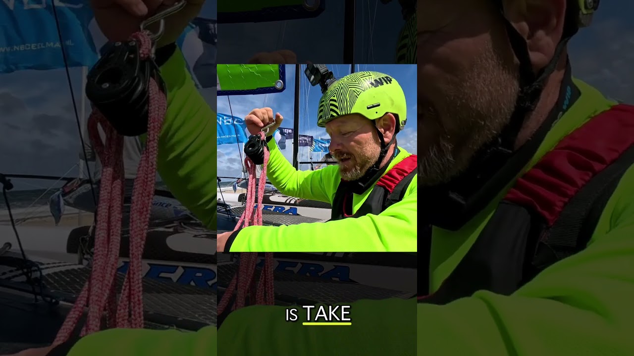 The 3-second trick for tangled ropes #sailing #boathack #catamaran  #joyridertv