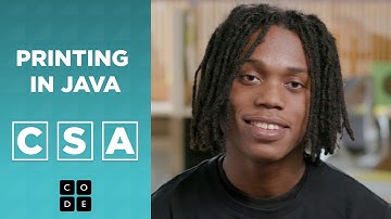 CSA: Printing in Java