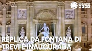 Serra Negra inaugura réplica da Fontana di Trevi