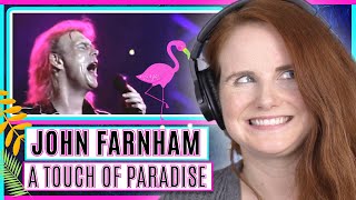 INCREDIBLE! Vocal Coach reacts to John Farnham - A Touch of Paradise