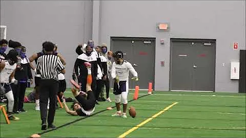 Loyola 2022 CB/S/WR Josh Nichols highlights from t...