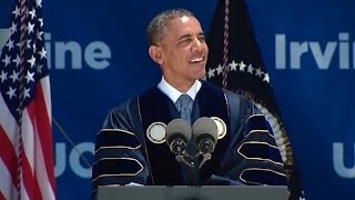 President Obama Speaks at UC-Irvine Commencement Ceremony