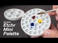 Mini Palette Aquarelle Etchr - Palette Céramique De Poche, Neuve