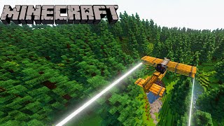 MINECRAFT: World tour On Plane in Minecraft