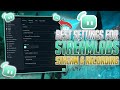Best Streamlabs Settings for Streaming &amp; Recording [1080p60fps] on ANY PC