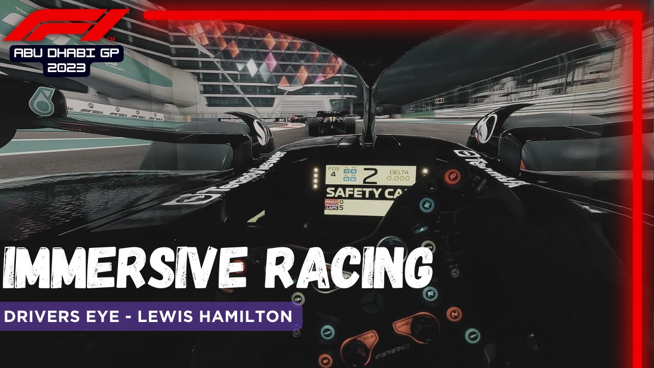 F1 23 ABU DHABI IMMERSIVE RACE | DRIVERS EYE | REALISM | TRIPLE SCREENS ...