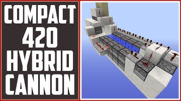 Compact 420 TNT Cannon, 5-20 Sand Stack, BEST General Purpose Cannon! [5x13] - TNT Cannon Tutorial