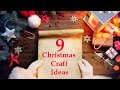 🎄9 EASY DIY Christmas decoration with glitter foam sheet Step by step🎄Christmas Ornaments