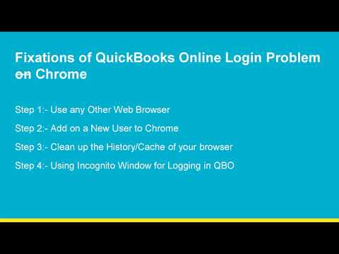 QBO.Intuit Quickbooks Online Login Problems Fixed