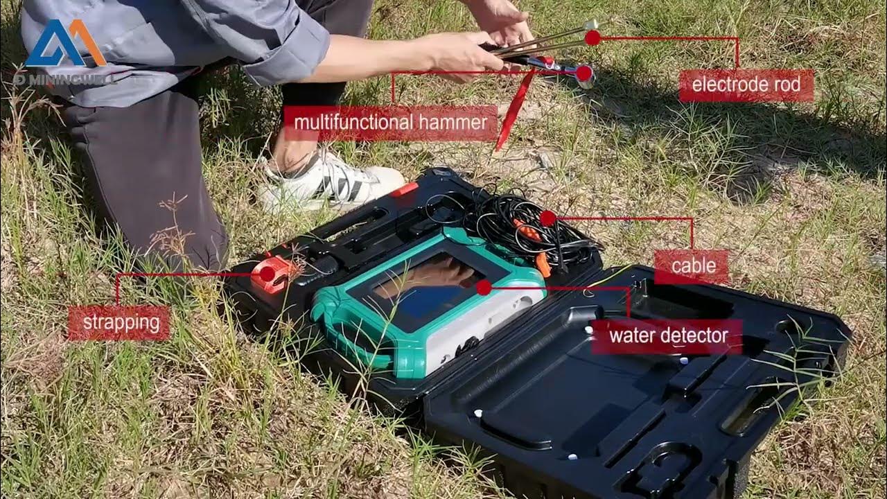 D Miningwell Underground Water Detector Operation Video YouTube