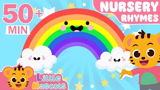 Colors Of The Rainbow + Color Song + more Little Mascots Nursery Rhymes & Kids Songs