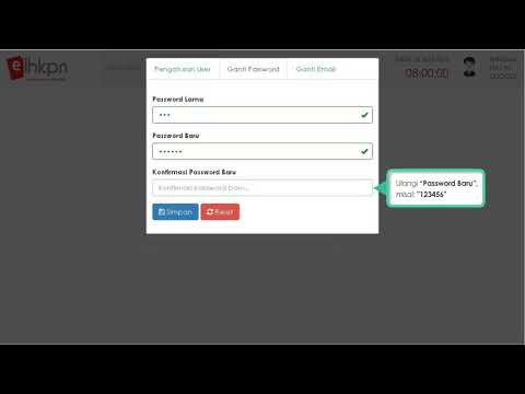 Cara Mengganti Password Akun e-LHKPN