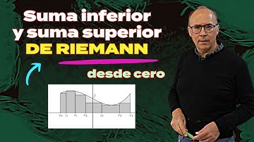 📌 Sumas inferiores y sumas superiores de Riemann, Integral de Riemann #mateamticas
