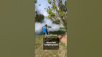 China Unveils AI Firefighter Robot to Save Lives #ai #firefighter #robotics #trendstream |